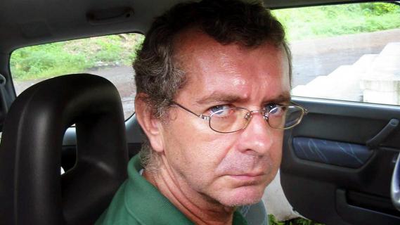 Le Français Philippe Verdon, le 6 janvier 2004 à Moroni (Comores).