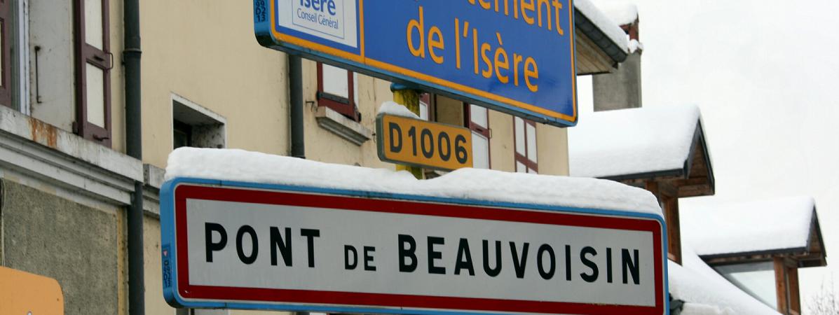 Pont-de-Beauvoisin, en Isère, le 11 janvier 2010. (Photo d\'illustration)