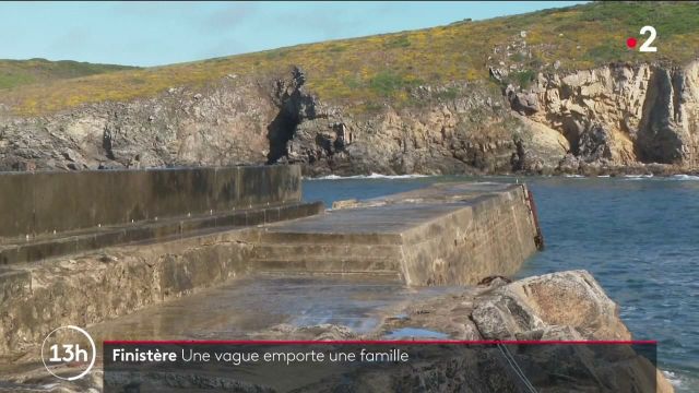 Finistère trois membres d une famille emportés par une vague