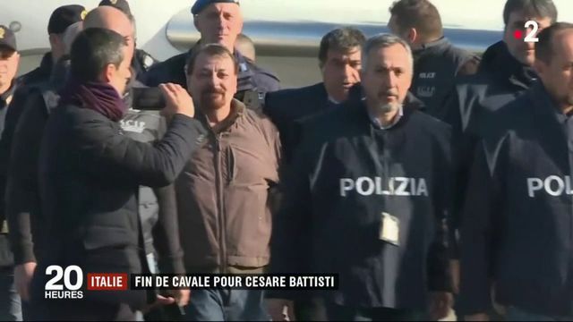 Cesare Battisti de retour en Italie après 37 ans de cavale