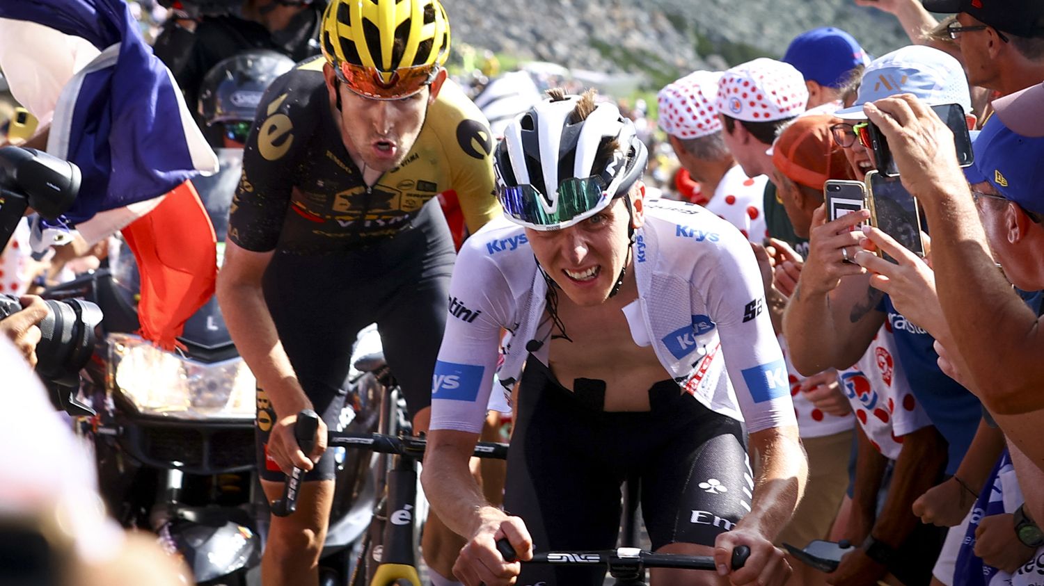 Tour De France 2023 Tadej Pogacar Craque Dans Le Col De La Loze La