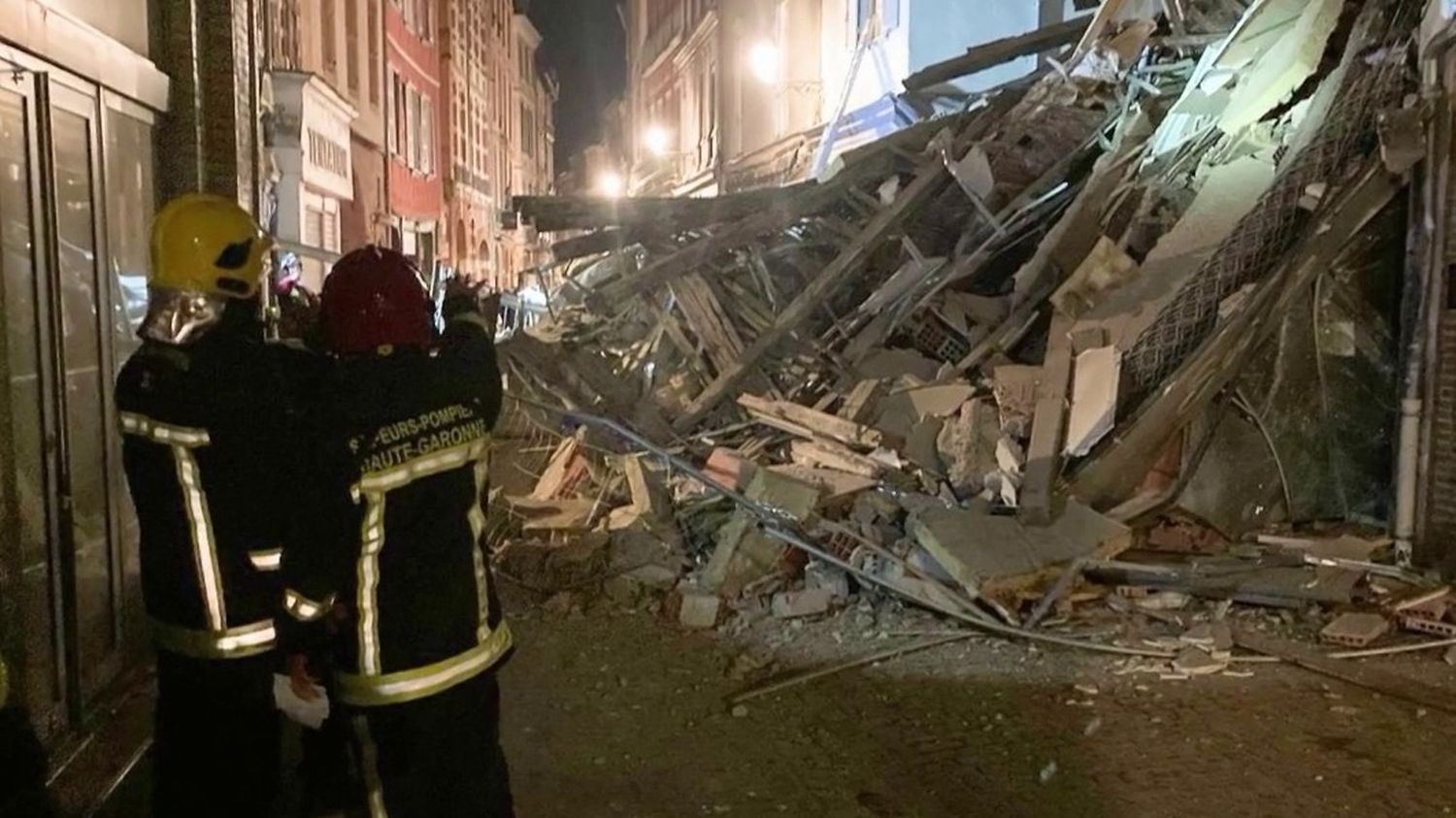 Toulouse un immeuble du centre ville s est effondré en pleine nuit