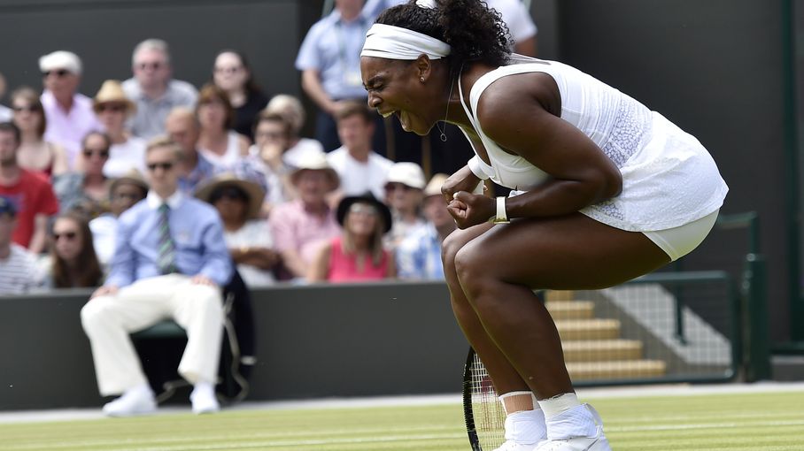 Serena Williams s emploie un peu Mladenovic déroule à Wimbledon