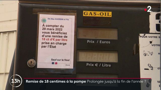 Prix des carburants la ristourne de 18 centimes à la pompe prolongée