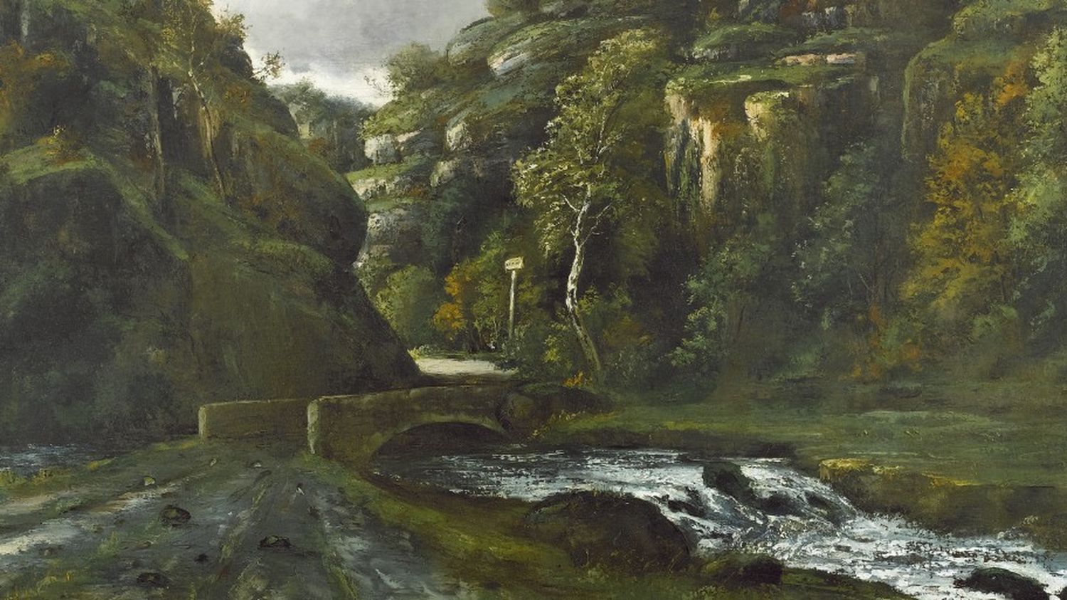 Mystères autour de Paysage du Jura un tableau inédit de Gustave Courbet