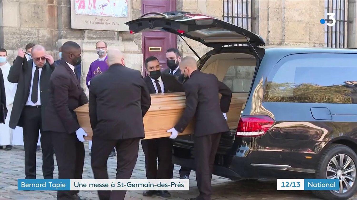 Mort de Bernard Tapie une messe à Saint Germain des Prés pour saluer