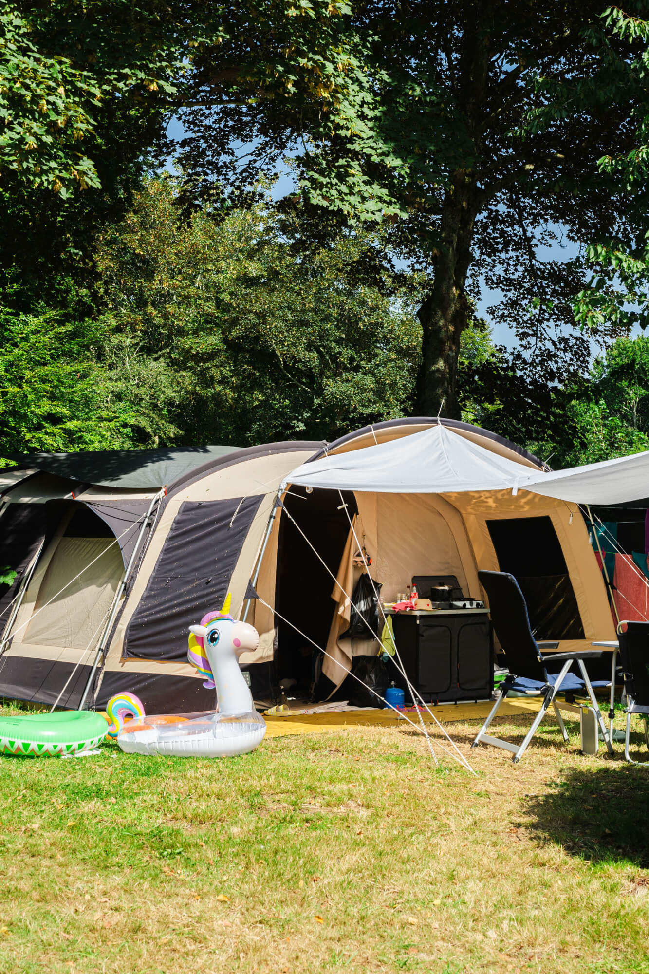 Camping de  Lanniron à Quimper (Finistère)