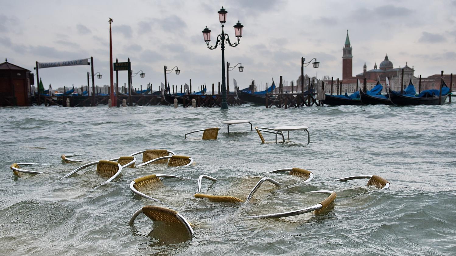 Venise sous les eaux