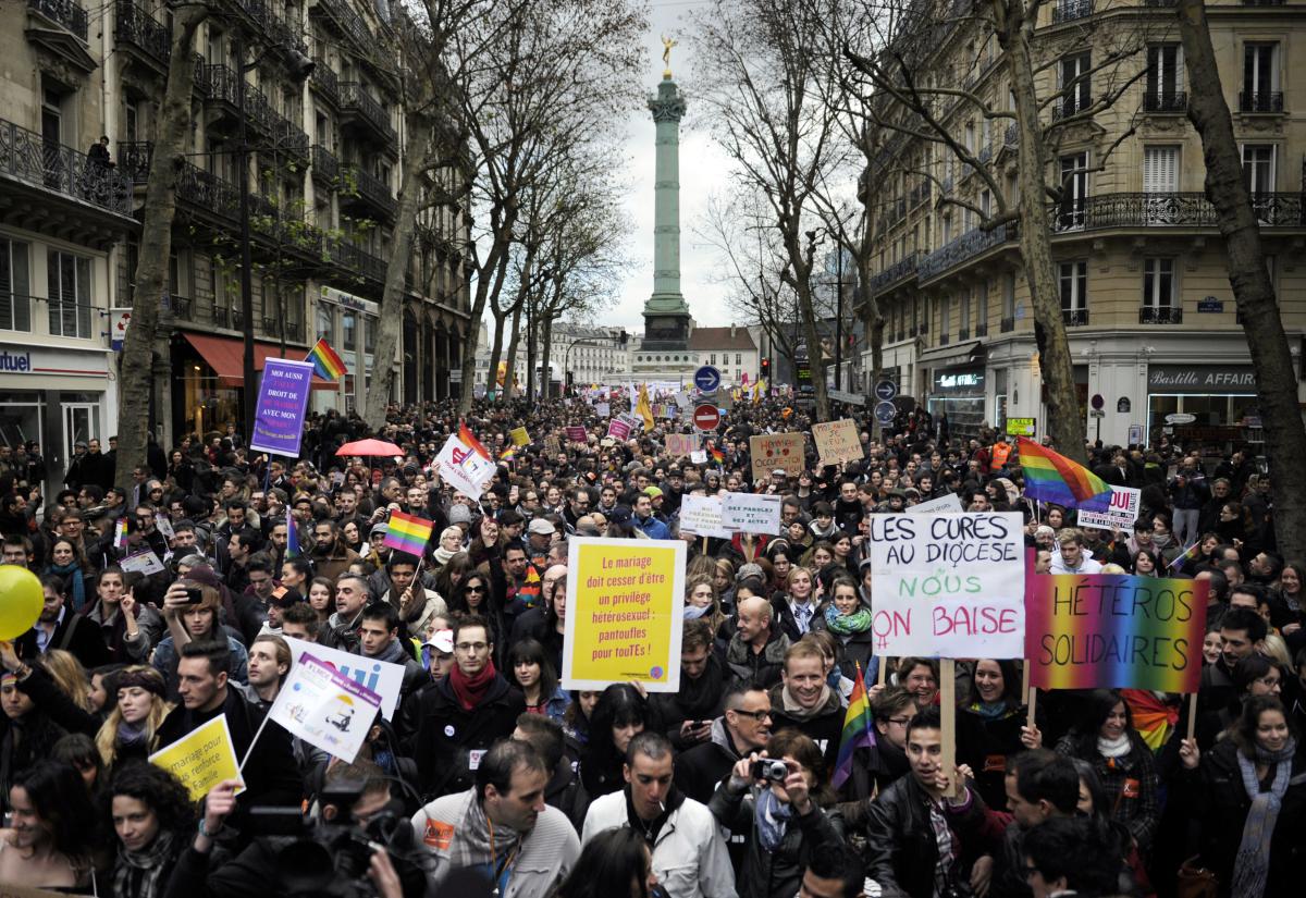 La manifestation pro-mariage pour tous en images