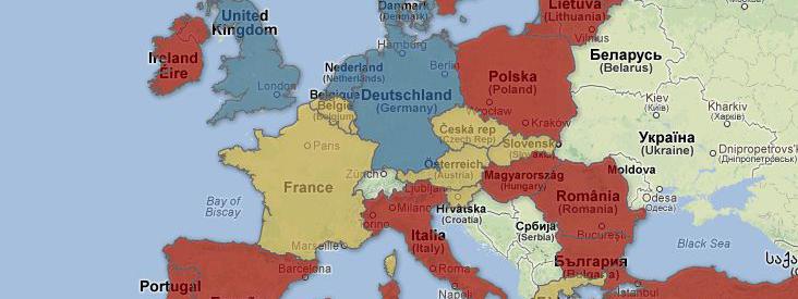 carte europe vacances Carte : le tour d'Europe des vacances scolaires d'été