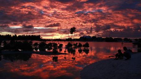 Kiribati Larchipel Du Pacifique Sud Qui Se Prépare à être - 