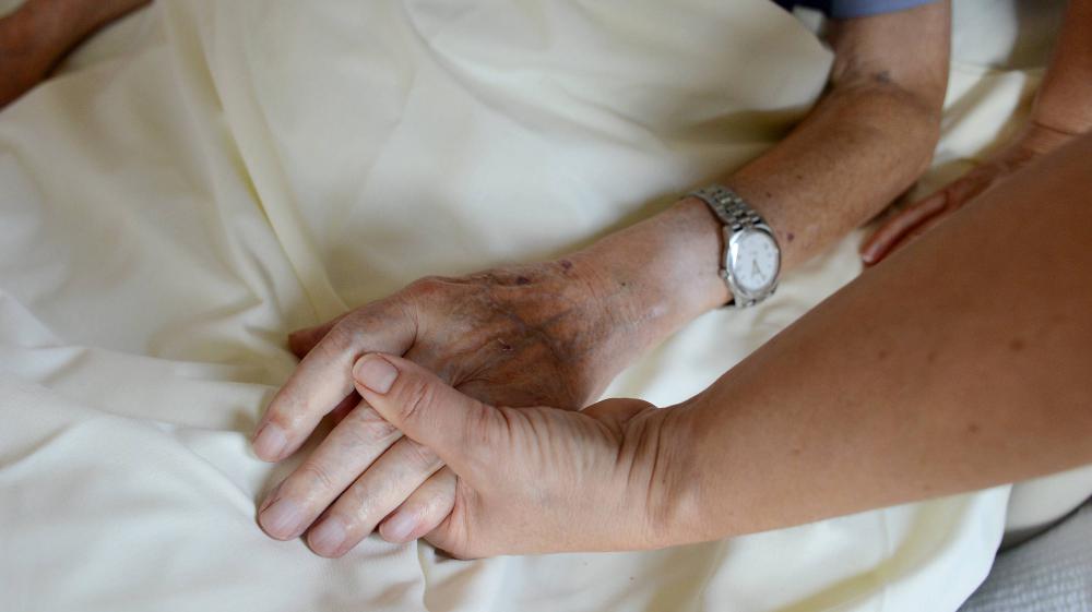 Dans l'unit&eacute; de soins palliatifs de la clinique priv&eacute;e Saint-Laurent, &agrave; Saint-Gr&eacute;goire, pr&egrave;s de&nbsp;Rennes (Ille-et-Vilaine), le 18 d&eacute;cembre 2012.