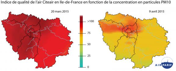 carte pollution ile de france CARTE. Regardez l'évolution de la pollution en Ile de France sur 