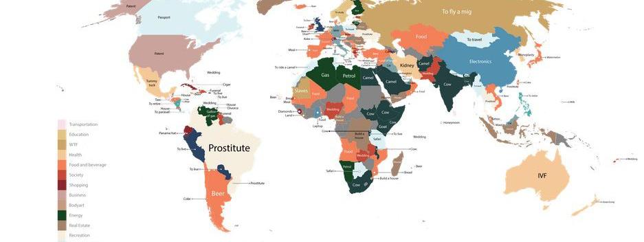 Combien Coûte La Carte Du Monde Des Réponses Du Moteur