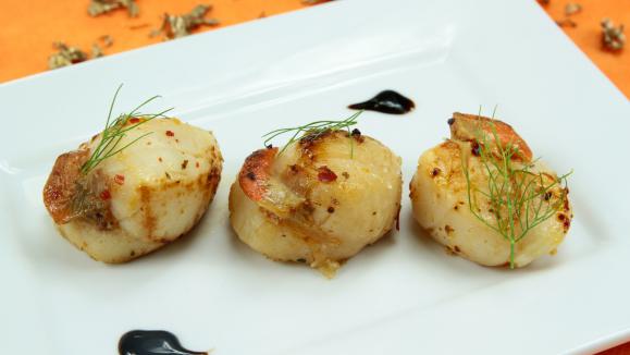 Des Coquilles Saint Jacques à La Clémentine