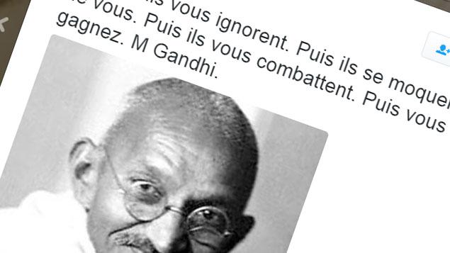 La Phrase Que N A Jamais Prononcee Gandhi