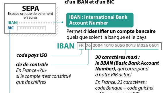 Adieu RIB, Bonjour SEPA : Les Nouveaux Virements En Deux Infographies