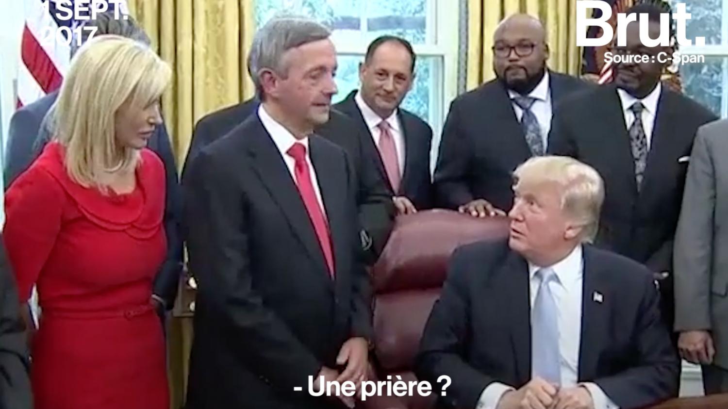 La Prière De Donald Trump à La Maison Blanche