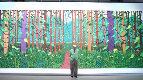 David Hockney, un peintre-star quasi-incognito en Normandie