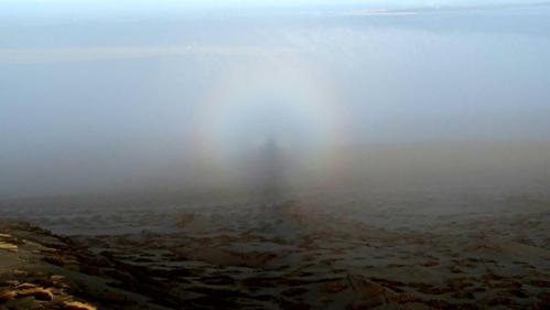 VIDEO. Fantôme ? Apparition céleste ? Non, c'est un spectre de Brocken filmé sur la dune du Pilat