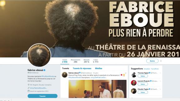 Fabrice Eboue Sur Mes Affiches J Ai Decide De Ne Pas Montrer Ma Gueule Comme Tout Le Monde Mais Ma Calvitie