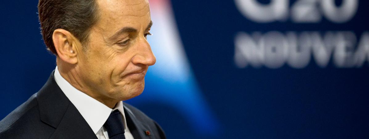 L\'ancien président de la République, Nicolas Sarkozy, le 3 novembre 2011.