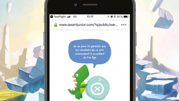 Le moteur de recherche Qwant Junior filtre automatiquement les contenus inappropriés aux moins de 12 ans