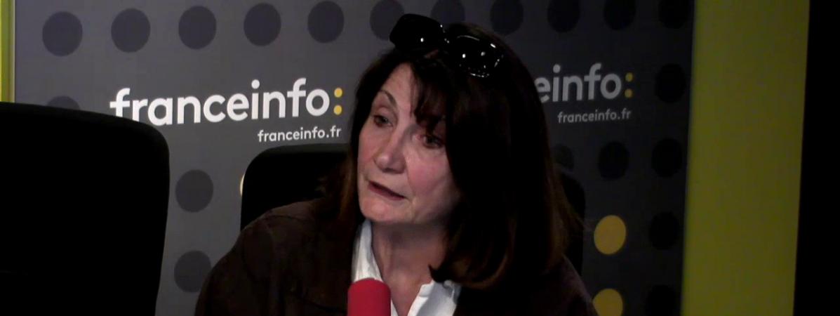 Chantal Perrichon, prÃ©sidente de la Ligue contre la violence routiÃ¨re, le 18 mai 2018.