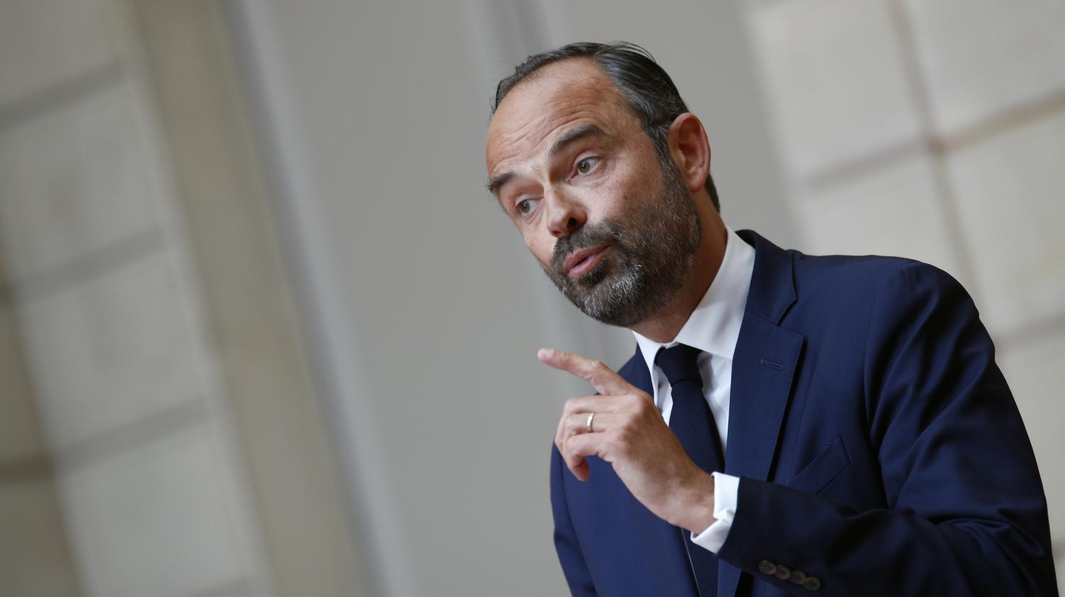 Les ministres du gouvernement d'Édouard Philippe au tableau