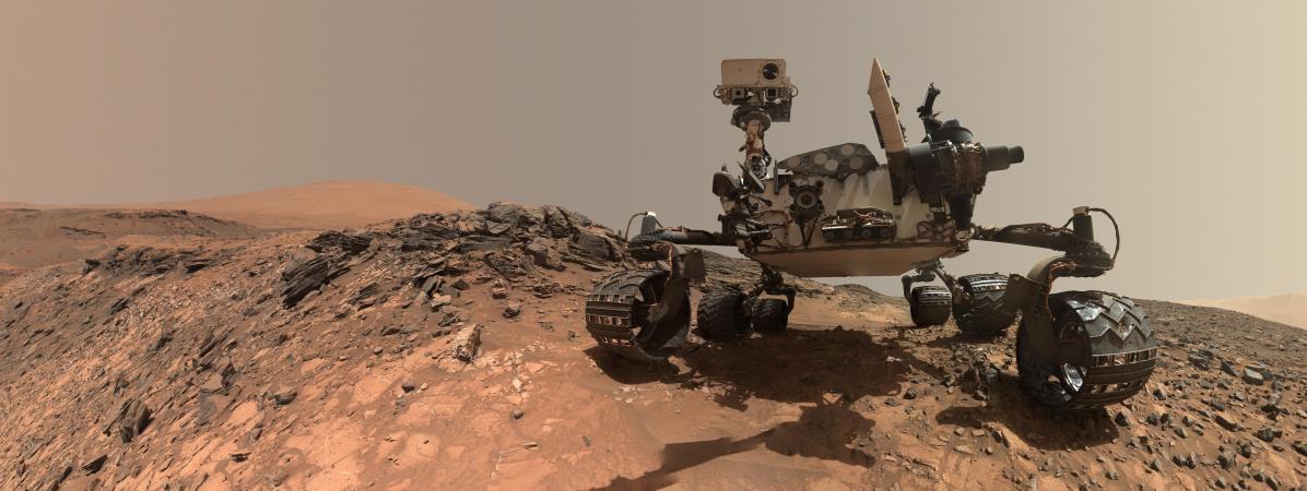 Le Nasa a publié la photo du robot Curiosity sur la&nbsp;planète Mars, le 7 juin 2018.