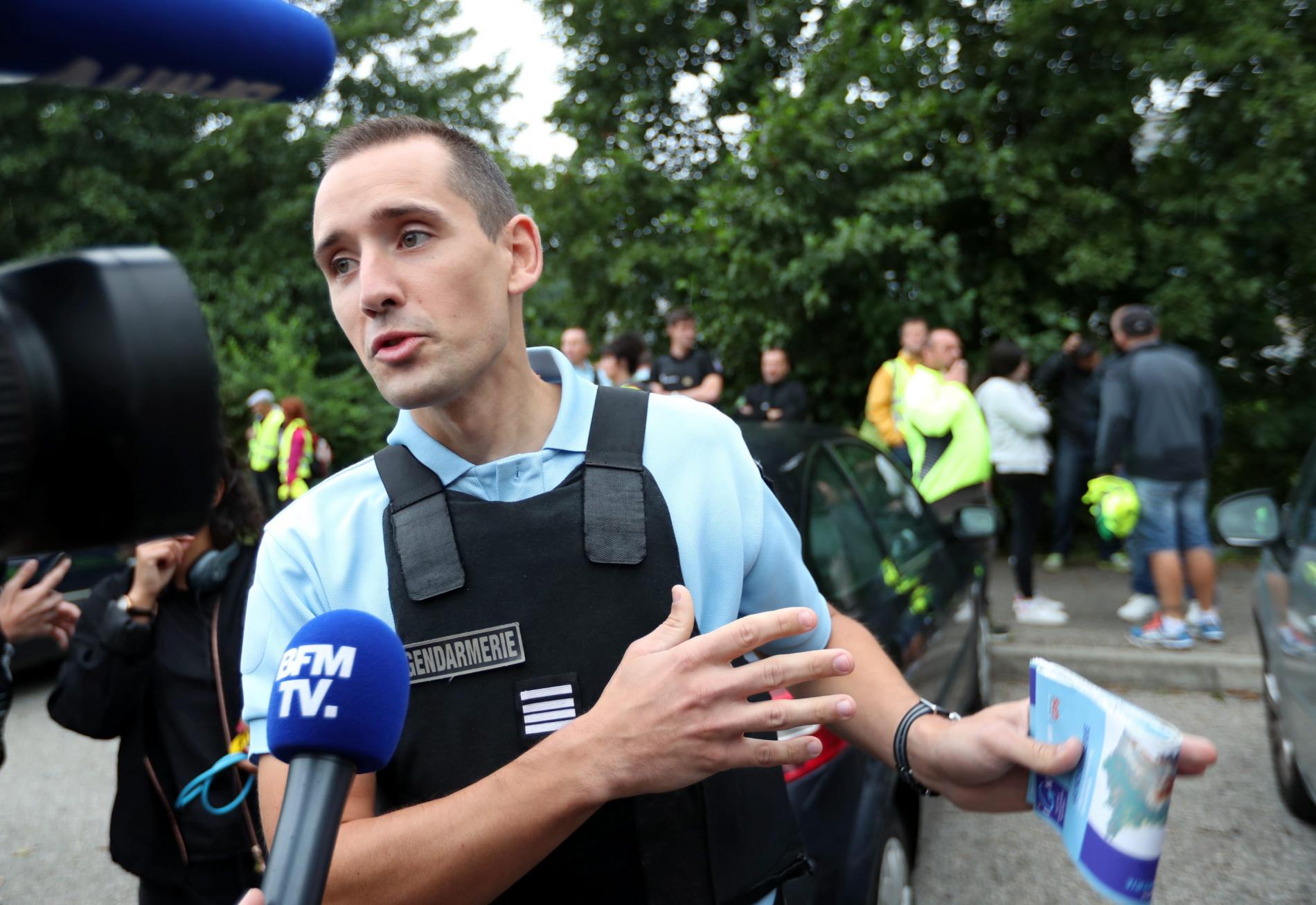 Jean Pertué, le 2 septembre 2017, lors de la battue \"citoyenne\" organisée à Pont-de-Beauvoisin pour chercher Maëlys.