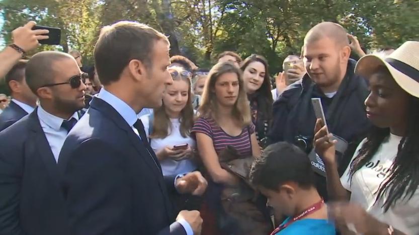 Le jeune horticulteur interpellé par Emmanuel Macron va ...