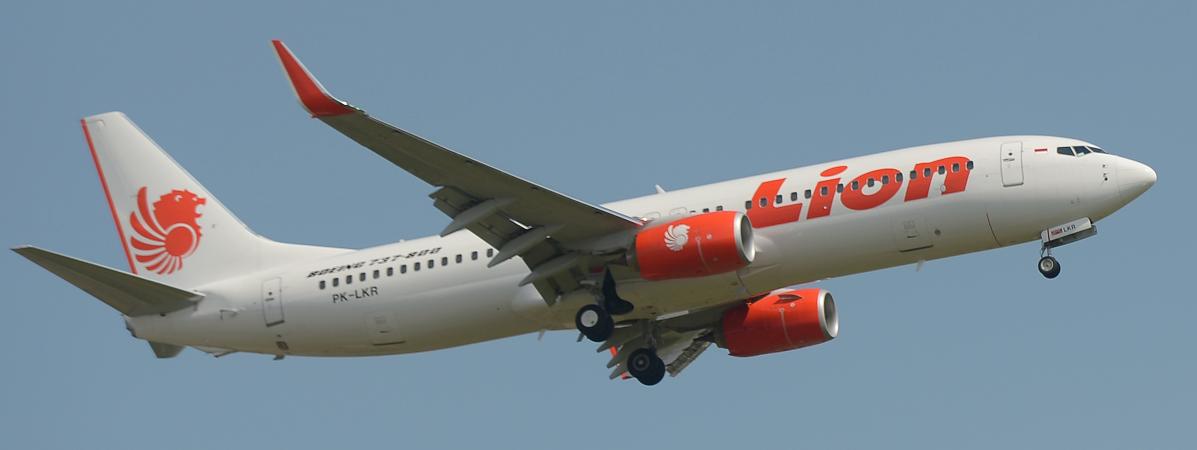 Un avion de la compagnie Lion Air en Indonésie, le 18 mars 2018.