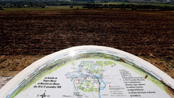 Le&nbsp;champ de bataille de Vrigne-Meuse, dans les Ardennes.&nbsp;