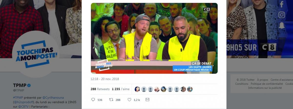 Cyril Hanouna Propose Dêtre Le Porte Parole Des Gilets Jaunes