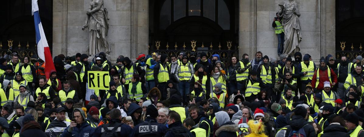 Video Acte 5 Des Gilets Jaunes à Paris Un Sit In