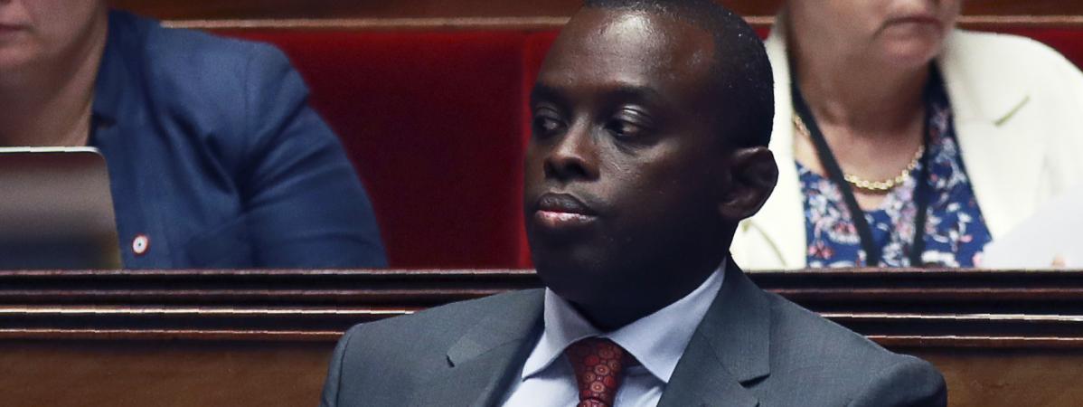 Le député LREM Jean-François Mbaye à l\'Assemblée nationale, le 27 juillet 2017.