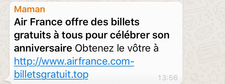 air france billet gratuit anniversaire 2019 Le Vrai Du Faux Non Maman Air France Ne Propose Pas Des Billets air france billet gratuit anniversaire 2019