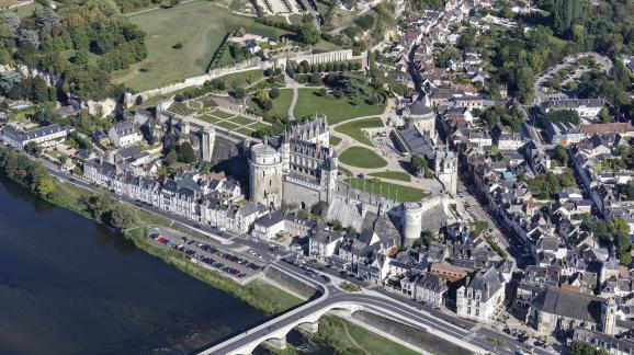 Le château d\'Amboise (Indre-et-Loire), principal siège de la cour de France du temps de François Ier.