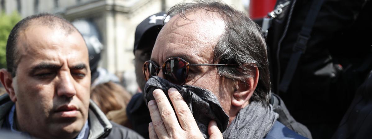 Le secrÃ©taire gÃ©nÃ©ral de la CGT Philippe Martinez, dans le cortÃ¨ge parisien, le 1er mai 2019.