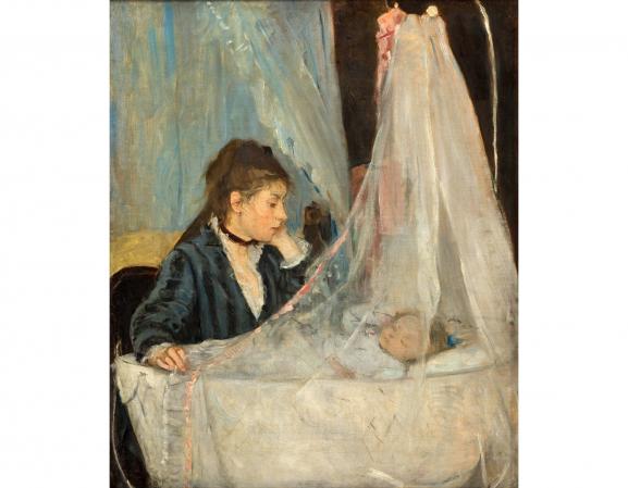 Berthe Morisot, \"Le berceau\", 1872, Paris, musée d\'Orsay, acquis en 1930