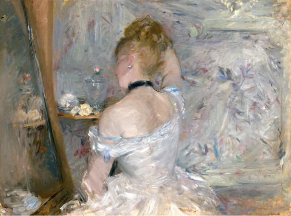 Berthe Morisot, \"Femme à sa toilette\" (1875-1880)&nbsp;Chicago, Art Institute of Chicago, Stickney Fund, 1924