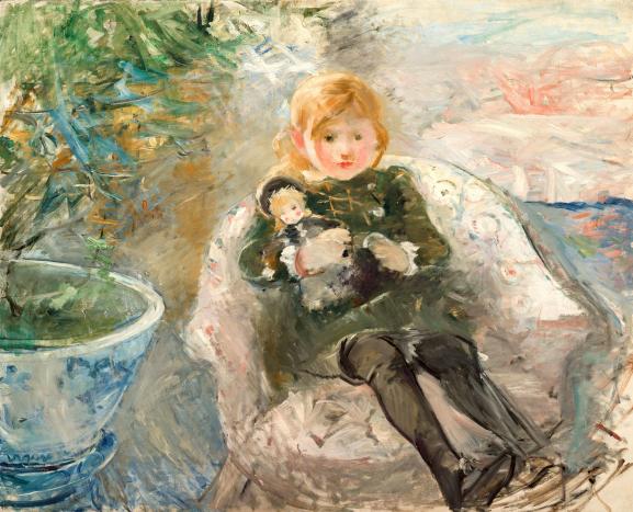 Berthe Morisot, Jeune fille à la poupée, 1884, Paris, collection particulière