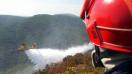 Un canadair en intervention le 3 septembre 2003 près de La Garde-Frenet dans le massif des Maures (Var).