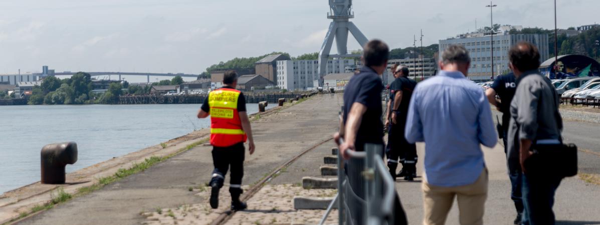 Le quai Wilson oÃ¹ a disparu Steve lors de la FÃªte de la musique, le 25 juin 2019.