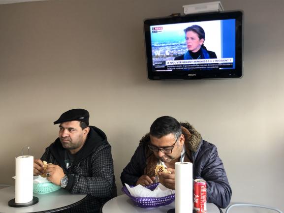 Au snack le C\'Zam à Chanteloup-les-Vignes, le 5 novembre 2019.&nbsp;