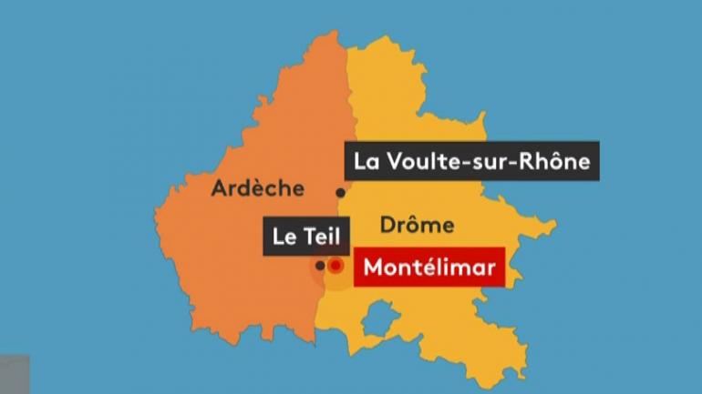 La ville du Teil, en Ardèche, a été particulièrement touchée par le séisme qui a touché la région, lunid 11 novembre.&nbsp;