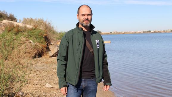 Oscar Esparza Alaminos, près de la Mar Menor, en Espagne, le 26 novembre 2019.