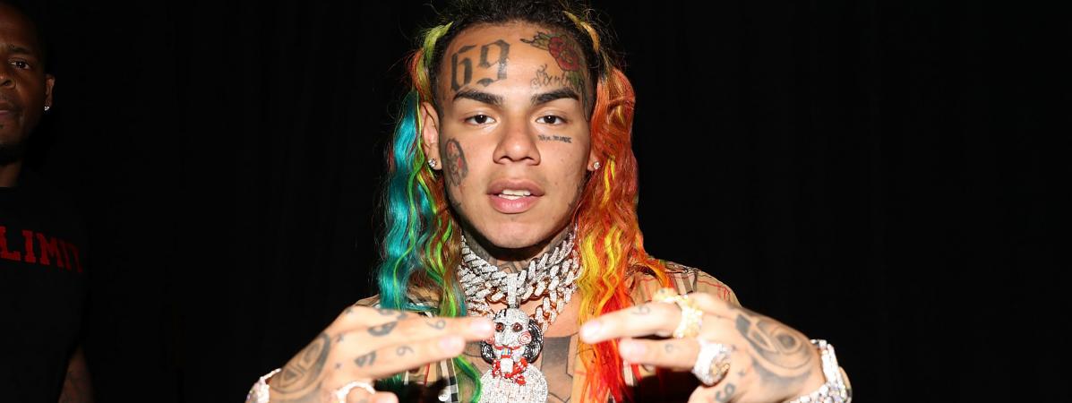 Le rappeur&nbsp;Tekashi 6ix9ine le 1er septembre 2018 à Philadelphie (Etats-Unis).