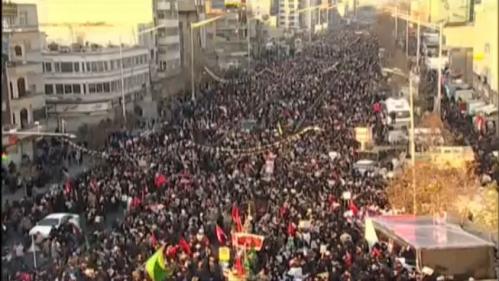 DIRECT. Iran : le centre de Téhéran noir de monde en hommage au général Soleimani